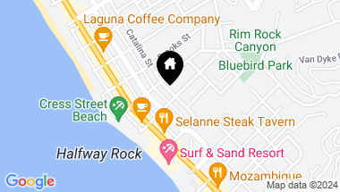 Map of 390 Mountain Road, Laguna Beach CA, 92651
