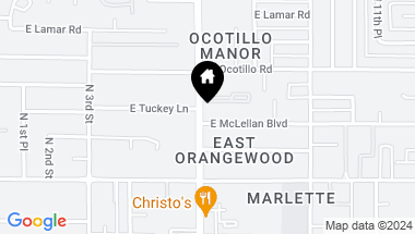 Map of 702 E MCLELLAN Boulevard, Phoenix AZ, 85014