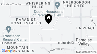 Map of 6120 E REDWING Road, Paradise Valley AZ, 85253