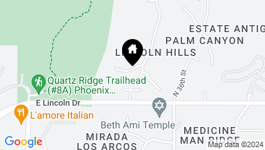 Map of 3500 E LINCOLN Drive # 48, Phoenix AZ, 85018