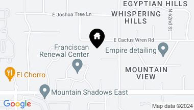 Map of 5842 E Redwing Road, Paradise Valley AZ, 85253