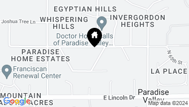 Map of 6145 E CACTUS WREN Road Unit: -, Paradise Valley AZ, 85253