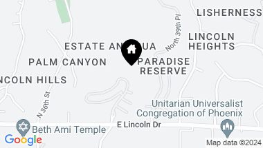 Map of 3800 E Lincoln Drive # 53, Phoenix AZ, 85018