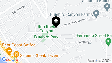 Map of 954 Rembrandt Drive, Laguna Beach CA, 92651
