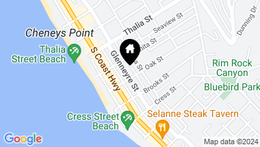 Map of 1086 Glenneyre Street, Laguna Beach CA, 92651