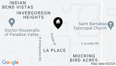 Map of 6514 E CACTUS WREN Road, Paradise Valley AZ, 85253
