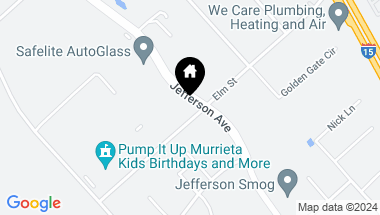 Map of 0 JEFFERSON Avenue, Murrieta CA, 92562