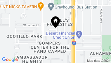 Map of 2601 W LAWRENCE Road, Phoenix AZ, 85017