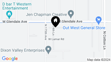 Map of 17417 W FLYNN Lane, Waddell AZ, 85355
