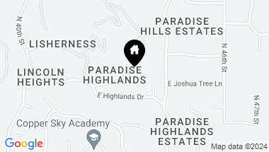 Map of 6845 N HIGHLANDS Drive, Paradise Valley AZ, 85253