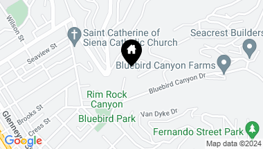 Map of 991 Meadowlark Drive, Laguna Beach CA, 92651