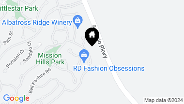 Map of 8 Mission Ridge, Ladera Ranch CA, 92694