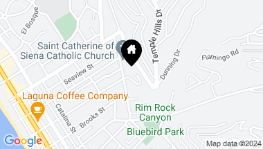 Map of 710 Oak Street, Laguna Beach CA, 92651