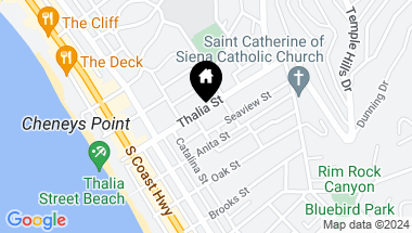 Map of 495 Thalia Street, Laguna Beach CA, 92651