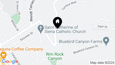 Map of 1257 Temple Hills Drive, Laguna Beach CA, 92651