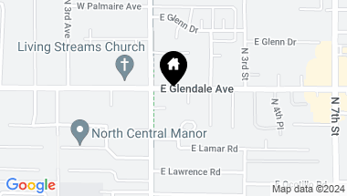 Map of 23 E GLENDALE Avenue, Phoenix AZ, 85020