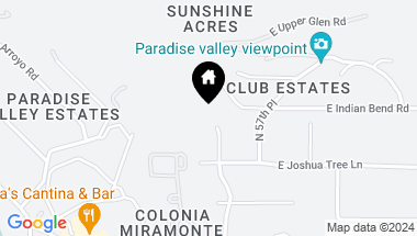 Map of 6830 N LOST DUTCHMAN Drive N, Paradise Valley AZ, 85253