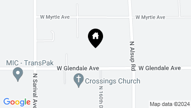 Map of 16024 W GLENDALE Avenue Unit: -, Litchfield Park AZ, 85340
