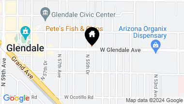 Map of 5525 W GLENDALE Avenue, Glendale AZ, 85301