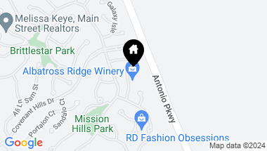 Map of 6 San Luis Obispo Street, Ladera Ranch CA, 92694