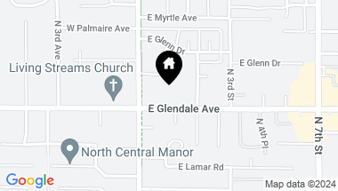 Map of 30 E GLENDALE Avenue, Phoenix AZ, 85020
