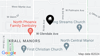 Map of 7020 N WILDER Road, Phoenix AZ, 85021