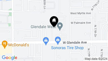 Map of 7103 N 80th Avenue, Glendale AZ, 85303