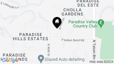 Map of 4644 E INDIAN BEND Road, Paradise Valley AZ, 85253