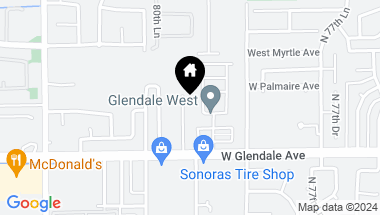 Map of 7109 N 80TH Avenue, Glendale AZ, 85303