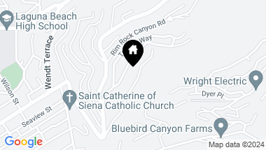 Map of 1364 Dunning Drive, Laguna Beach CA, 92651