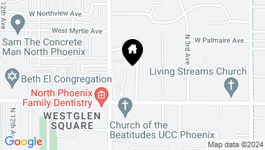 Map of 7040 N 6TH Avenue, Phoenix AZ, 85021