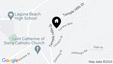Map of 1336 Terrace Way, Laguna Beach CA, 92651