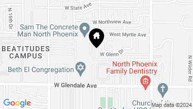 Map of 7050 N 11TH Avenue, Phoenix AZ, 85021