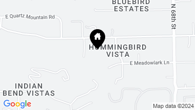 Map of 6519 E HUMMINGBIRD Lane # 1, Paradise Valley AZ, 85253