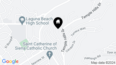 Map of 747 Bayview Place, Laguna Beach CA, 92651
