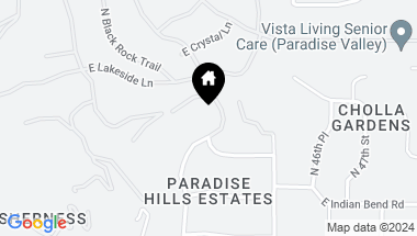 Map of 7150 N HILLSIDE Drive # 45, Paradise Valley AZ, 85253