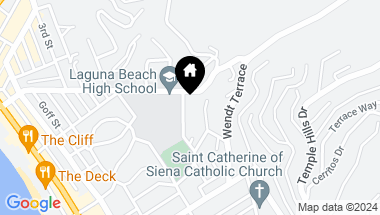 Map of 779 Saint Anns Drive, Laguna Beach CA, 92651