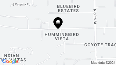 Map of 6543 E Hummingbird Lane, Paradise Valley AZ, 85253
