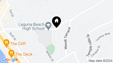 Map of 825 Park Avenue, Laguna Beach CA, 92651