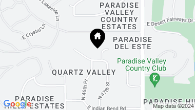 Map of 4664 E QUARTZ MOUNTAIN Road # 8, Paradise Valley AZ, 85253