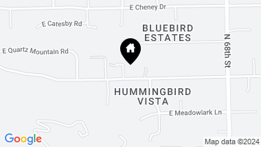 Map of 6514 E HUMMINGBIRD Lane, Paradise Valley AZ, 85253