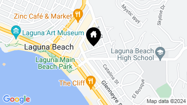 Map of 385 Mermaid Street, Laguna Beach CA, 92651