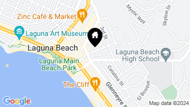 Map of 357 Mermaid Street, Laguna Beach CA, 92651