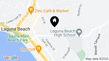 Map of 456 Bent, Laguna Beach CA, 92651