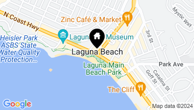 Map of 910 Glenneyre, Laguna Beach CA, 92651