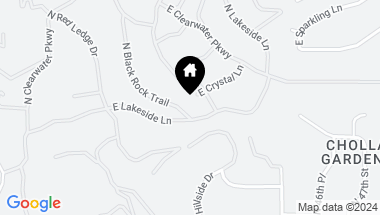 Map of 7215 N BLACK ROCK Trail, Paradise Valley AZ, 85253