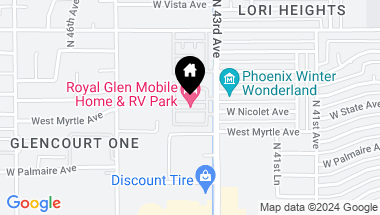 Map of 7200 N 43RD Avenue # 57, Glendale AZ, 85301