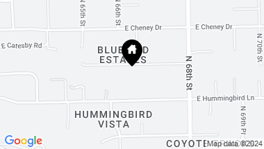 Map of 6613 E Bluebird Lane Unit: -, Paradise Valley AZ, 85253