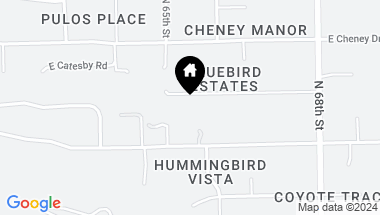Map of 6525 E Bluebird Lane, Paradise Valley AZ, 85253
