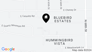 Map of 6515 E BLUEBIRD Lane, Paradise Valley AZ, 85253